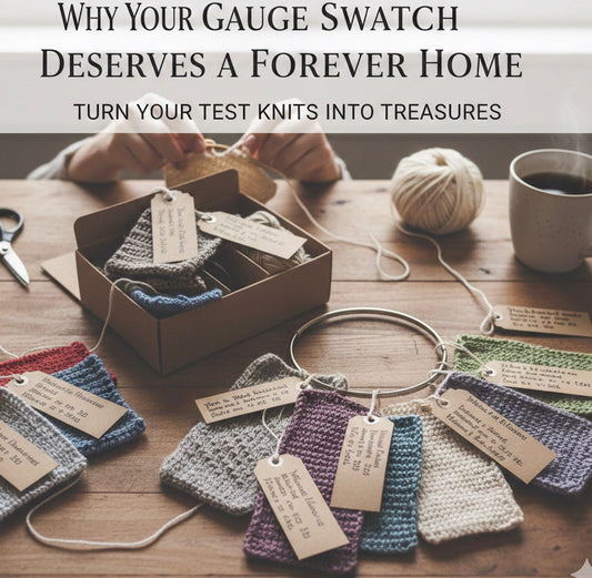 Your Gauge Swatch Deserves a Forever Home