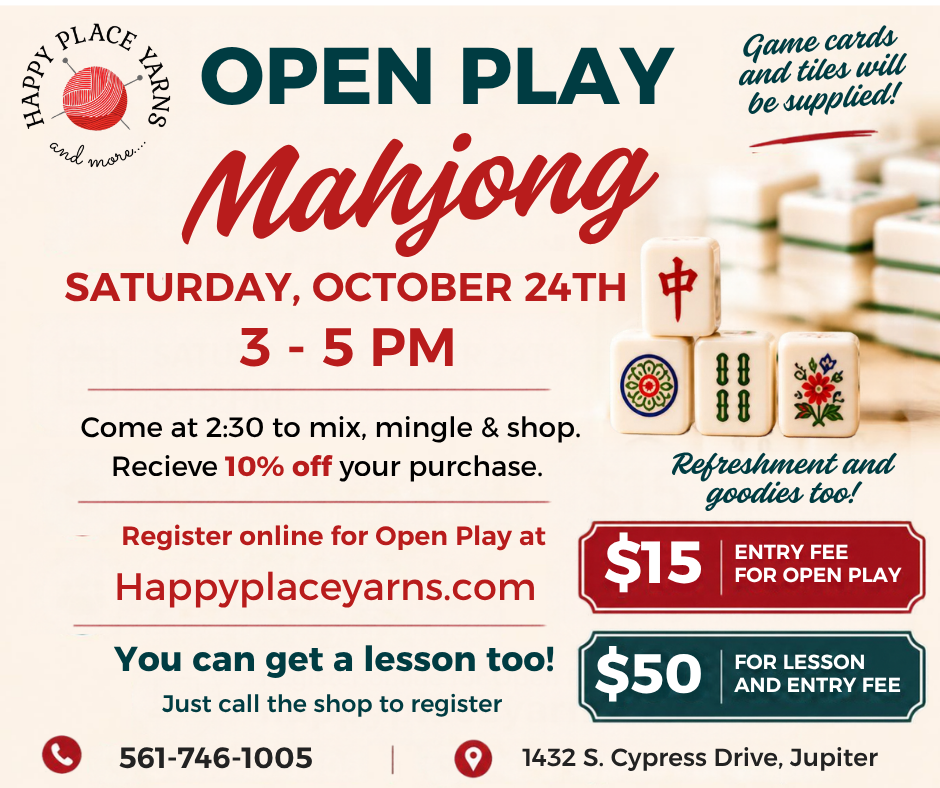 Open Play Mahjong Event