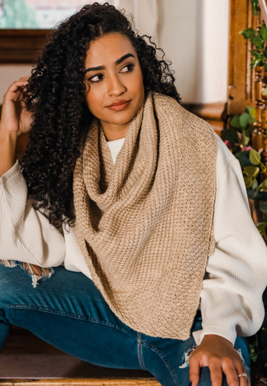 Tunisian Crochet Wrap